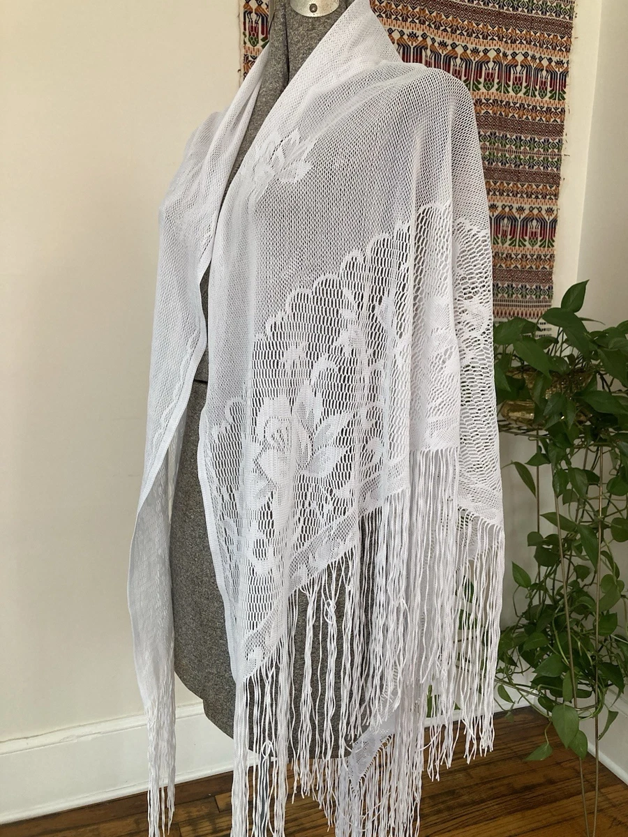 Lace Vintage Scarves & Wraps for sale | eBay