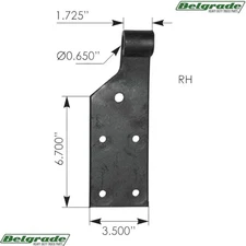 MIH11 RH Shock Bracket IHC 579638C2, 579638C1