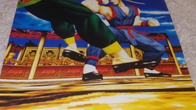 Virtua Fighter 2 & 4 Promo Poster lot ~ Sega Saturn Arcade Playstation 2 PS2