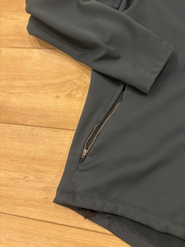 Men's Lululemon Fleece Back Soft Shell Jacket Coat Medium XL Men EUC Teal Green - Picture 3 of 8
