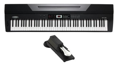 88-Tasten Digital Piano Stage Piano Keyboard USB MIDI LCD Dsp Aufnahme Set Pedal