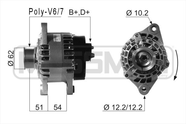 ERA 210631A Generator, Lichtmaschine FüR Alfa Romeo 145 (930_)-image