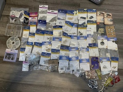 Darice Lot Beads-Clasps Assorted Jewelry Packs 90+ Packs Mixes Lot Huge