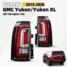 For 2015-2020 GMC Yukon/Yukon XL LED Tail Lights Assembly W/Bulb Pair Left+Right