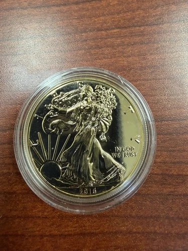 1 oz Fine Gold Plated 2016 American Silver Eagle