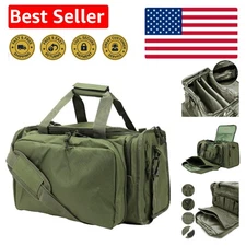 Organize Your Gear: Tactical Range Bag with 5 Zip Pockets - Great for Travel