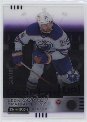 2023-24 Upper Deck Synergy Cranked Up Purple 100/199 Leon Draisaitl #CR-LD 0bv