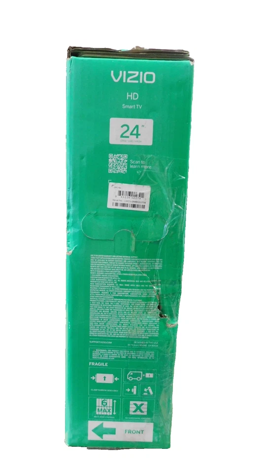 VIZIO 24" Class HD (720p) Smart LED TV (VHD24M-0810) Box Damage - Image 4 of 4