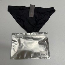 Todd Sanfield Swim Brief Men's XS Black Onyx Sand Micro Solid Minimal NEW NWT