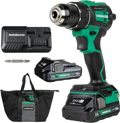 Metabo HPT DS18DEXM 18V MultiVolt Brushless Drill Driver w/ 2 Batteries New NIB