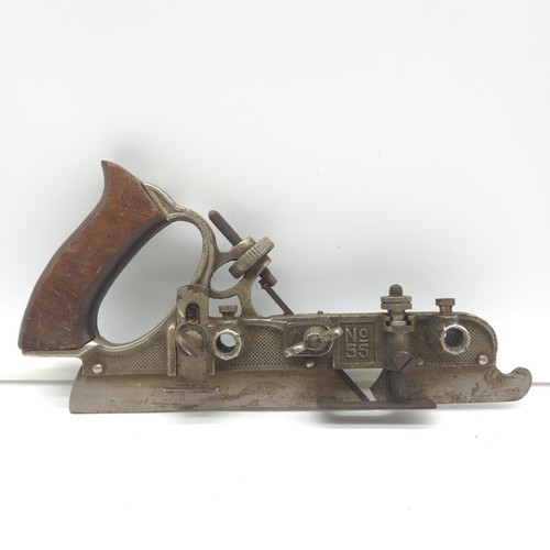 Antique Stanley No. 55 Combination Plane Original Woodworking Tool Patent Dates