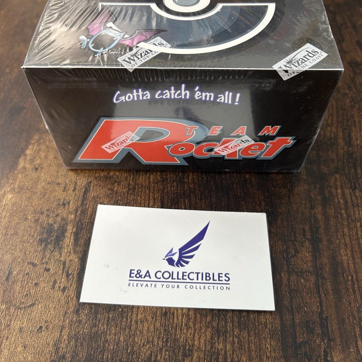 pokemon team rocket 1st edition booster box 2000 Pokemon 1st Edition Team Rocket Booster Box Factory Sealed