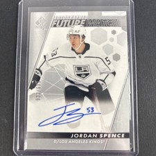 2022-23 UD SP Authentic Future Watch Rookie Auto Jordan Spence /999