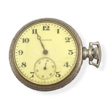 1914 Waltham 12s 15 Jewel Pocket Watch Model 1894 Swiss Miracle Case REPAIR