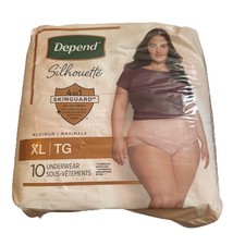 Depend Silhouette 10 ct. XL Women  s Underwear For Incontinence  Bladder Leaks
