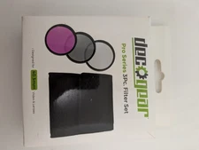 DECOGEAR 3-Piece Filter Set 40.5mm + Protective Pouch (UV, CPL & FLD Filters)  