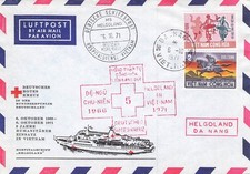 VIETNAM - Correo marítimo alemán Helgoland RDC 1971