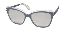 NEW POLICE SPL643 SUNGLASSES GRAY WOMENS PLASTIC 56-17-150 7DXX FULL-RIM CAT EYE