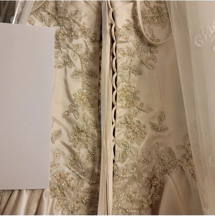 Sophia Tolli Wedding Dress Size 12 - Image 3 of 4