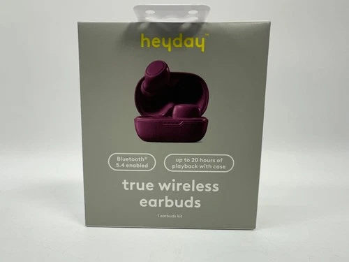 True Wireless Bluetooth Earbuds - heyday - Dark Cherry