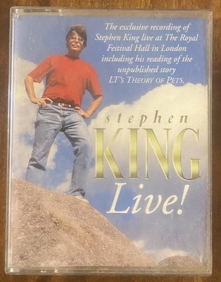Stephen King Live!  2 cassettes - a live reading & interview with Muriel Gray.