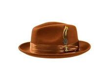 Bruno Capelo Giovani Fedora UN-114 Brandy Brown