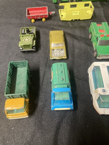 Lot Of 15 Vintage MatchBox & Hot Wheels Die Cast Cars 1/64 Regular Size - Picture 2 of 24