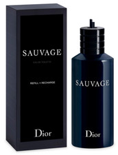 Sauvage Refill by Christian Dior 10oz Men's EDT REFILL NEW SEALED BOX