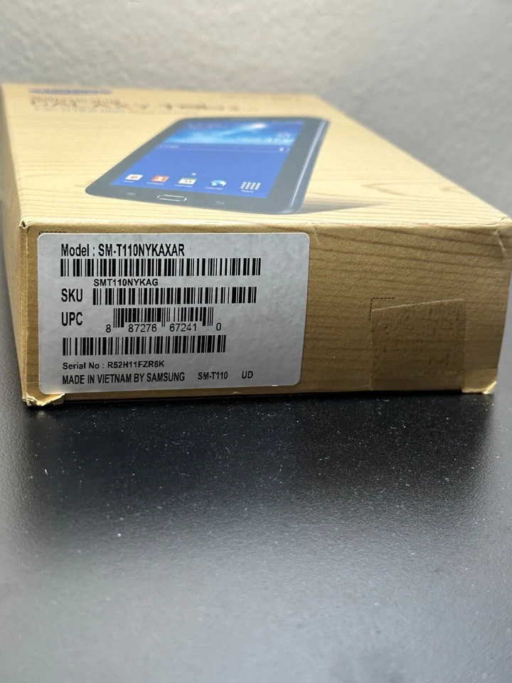 NEW Samsung Galaxy Tab 3 Lite 7.0 8GB SM-T110 Dark Gray Tablet - GRAY - Image 3 of 3