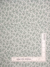 Sage Green Wildflower Fields Floral Flower Cotton Fabric Santee By The yard