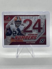 2023 Zenith Football Nick Chubb Behind The Numbers No. 23 Browns 