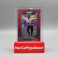 2022 Panini Prizm Football Arnold Ebiketie #384 RC Rookie Red Wave Parallel /149