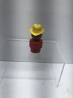 Vintage Fisher-Price Little People Wooden Red BODY Yellow Hat COWBOY Farmer