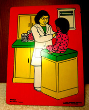 Brite House Education Wooden Puzzle 1995 Doctor BH1100009 Eleven 11 Pieces