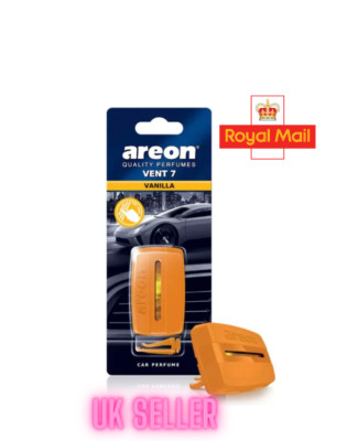 Areon  Luxury Vent 7 Car Perfume  Air Freshener VANILLA
