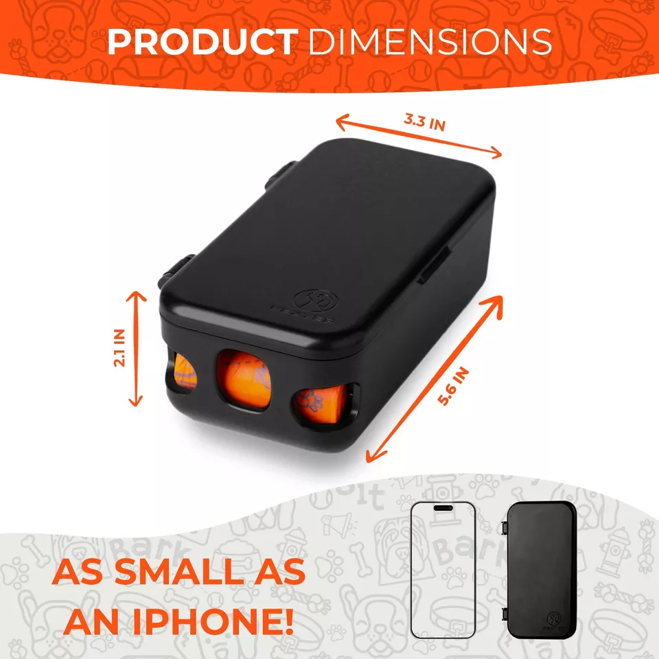 Pexter Dog Poop Bag Holder - Outdoor or Indoor Pet Waste Bag Dispenser - Image 4 of 4