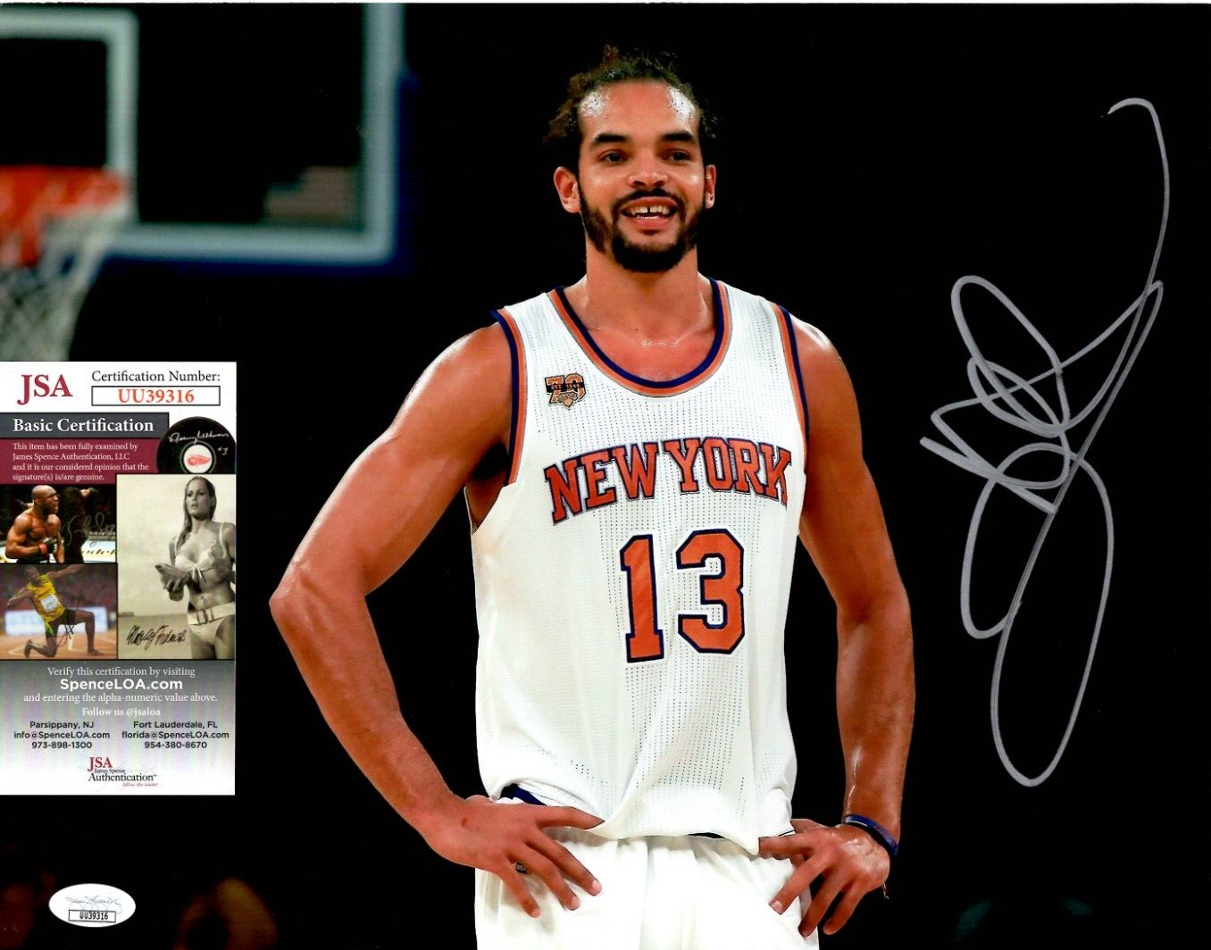 Joakim Noah Autographed Signed New York Knicks 11x14 Photo w/ JSA COA #UU39316 