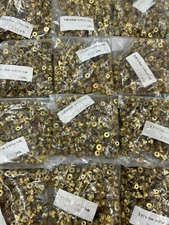 QTY 1 TRADESHIP BRASS PINION GEAR MODULE 0.5 PITCH 16 TEETH 3/32" BORE SLOT CAR