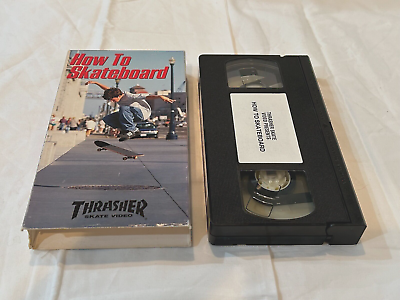 VTG 90s Skateboarding VHS Lot How To Skateboard/Thrasher VTG 90s Skateboarding VHS Lot How To Skateboard/Thrasher