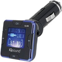 Supersonic Wireless Fm Transmitter With 1.4” Display, Blue (iq-206) Supersonic Wireless Fm Transmitter With 1.4” Display, Blue (iq-206)