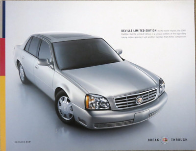 2005 Cadillac Deville Limited Edition USA Prospekt Blatt Brochure