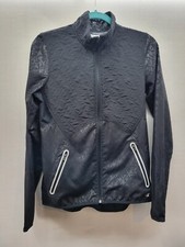 Champion Warm Control Up Jacket Womens Sz S Performax Lightweight Black 4768