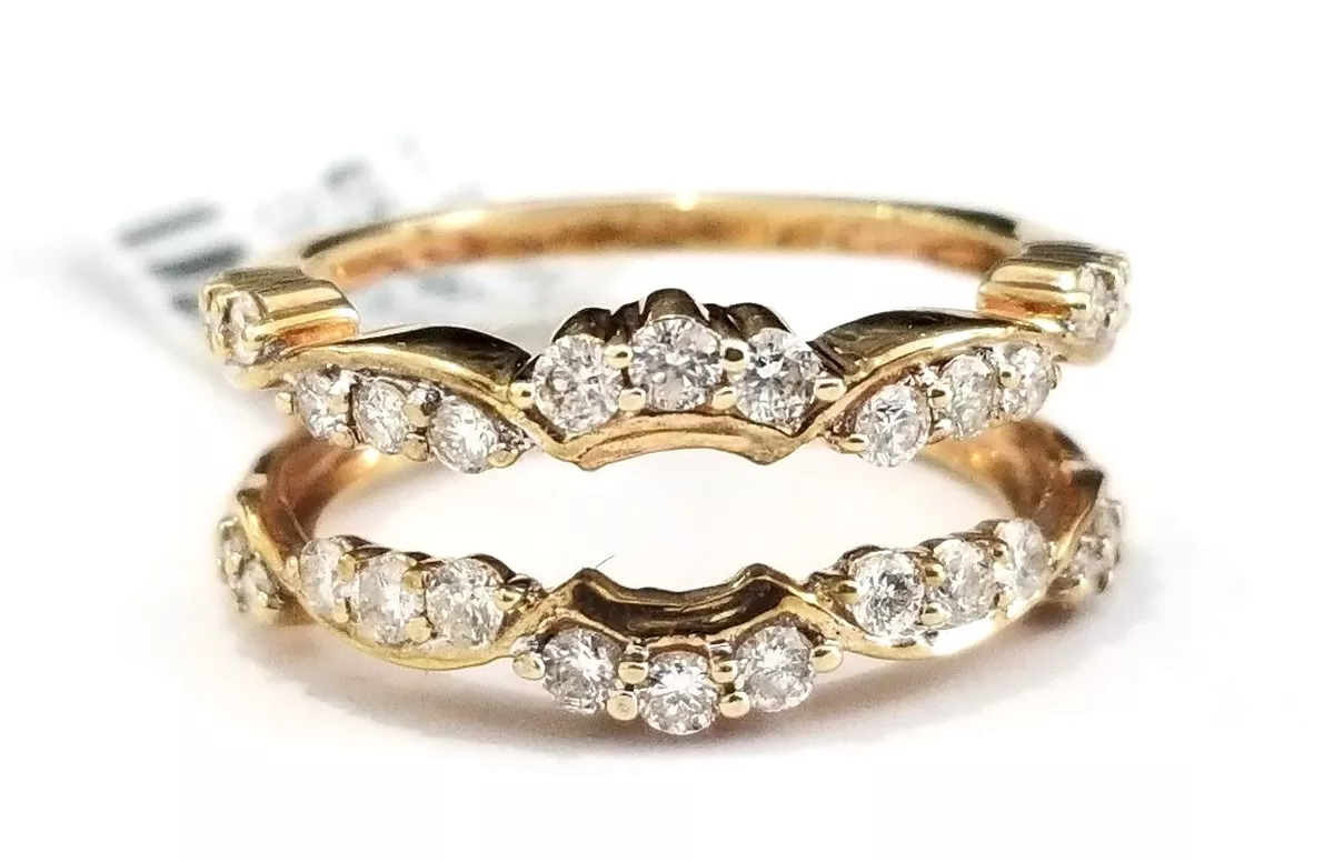 Solitaire enhancers cheap yellow gold
