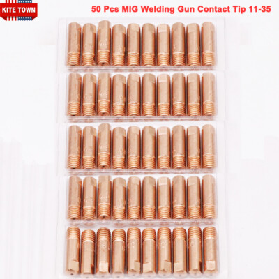 MIG 11-35 .035'' Contact Tips 1135 for Tweco Mini Mig, #1 & Lincoln 100L PK of 50