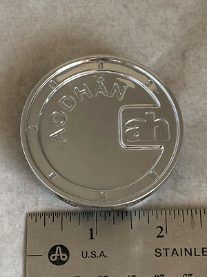 AODHAN AH Custom Wheels Chrome Wheel Rim Hub Cover Center Cap 2-3/8'' Dia AH-2