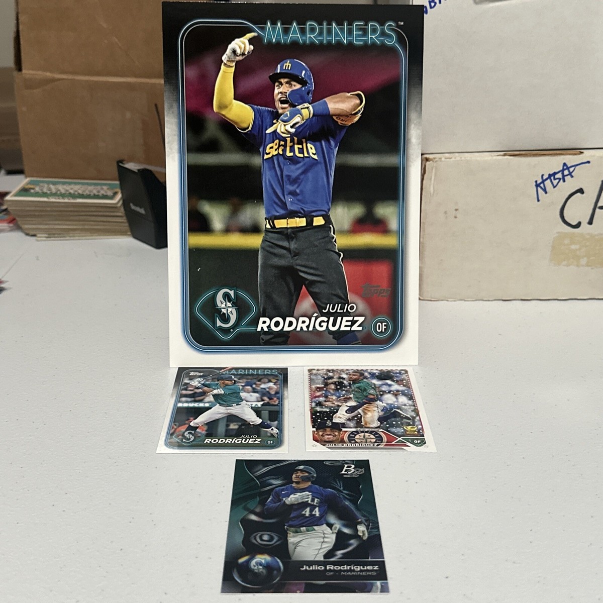 ゲームセンター・ゲームカード 2024 TOPPS SERIES1 Julio Rodriguez 1of1 2024 Topps Series 1 - Home Field Advantage Julio Rodriguez