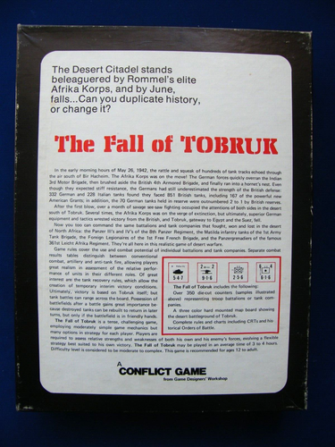 Der Fall von Tobruk - Konfliktspiele - unpunched - Sehr guter Zustand - Bild 5 von 5
