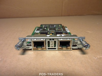 Cisco VWIC2-2MFT-T1/E1 Two-port T1/E1 Multiflex Trunk Voice/WAN Interface Card