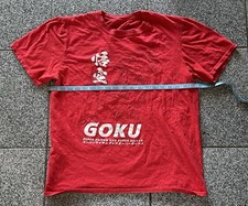 Mens T Shirt Anime Dragon Ball Z Goku Main Character Size Medium Color Red 