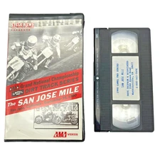 Motorcross AMA National Dirt Track Series SAN JOSE MILE Sept 16, 1990 VHS Tape